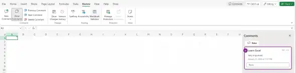 Display comments