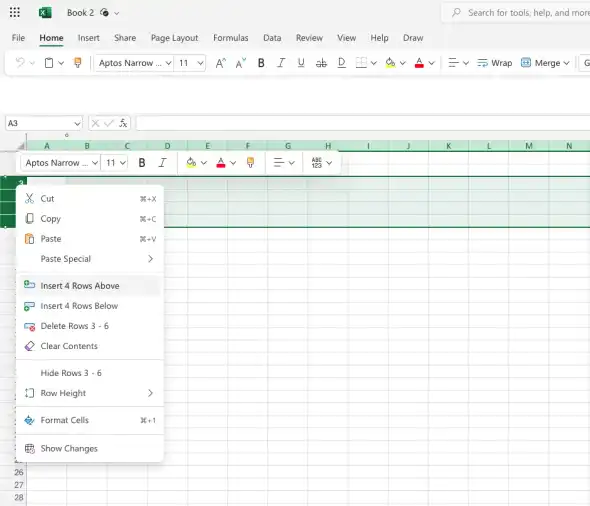 Insert multiple rows